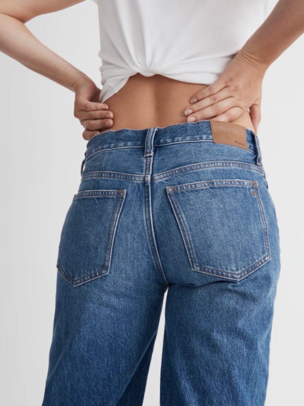 NWT Low-Slung Straight Jeans